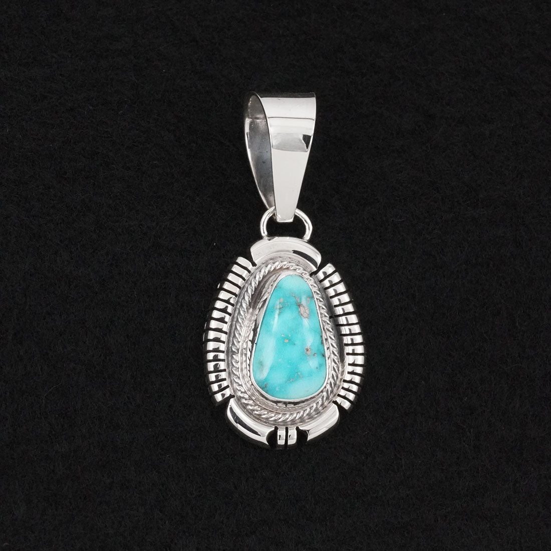 Thomas Francisco Turquoise & Sterling Silver Pendant