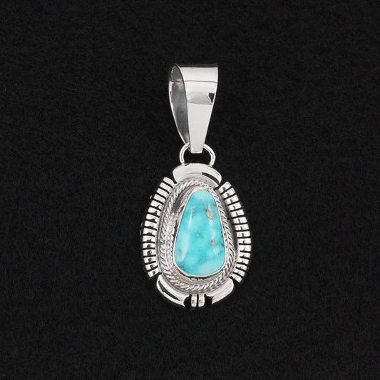 Thomas Francisco Turquoise & Sterling Silver Pendant