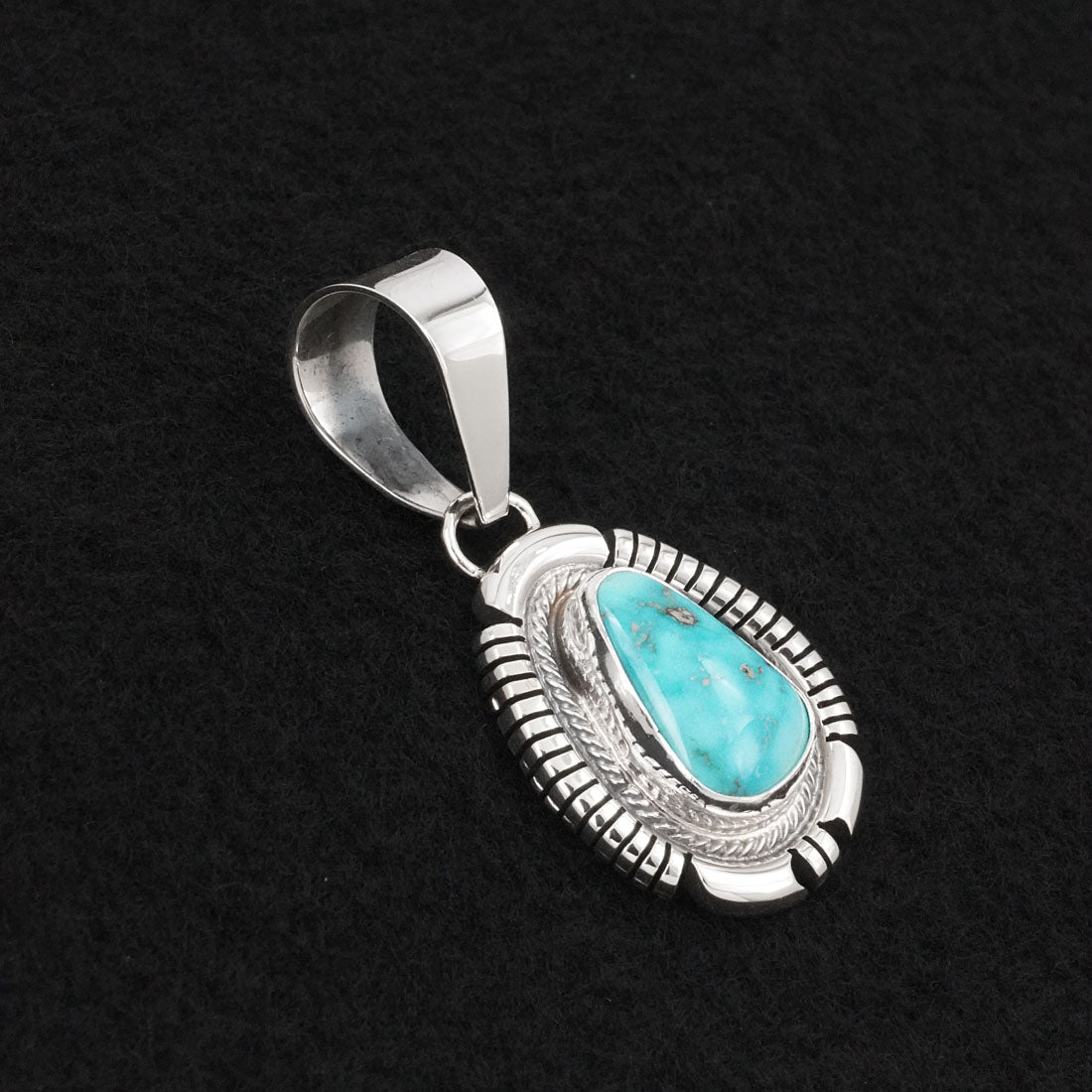 Thomas Francisco Turquoise & Sterling Silver Pendant