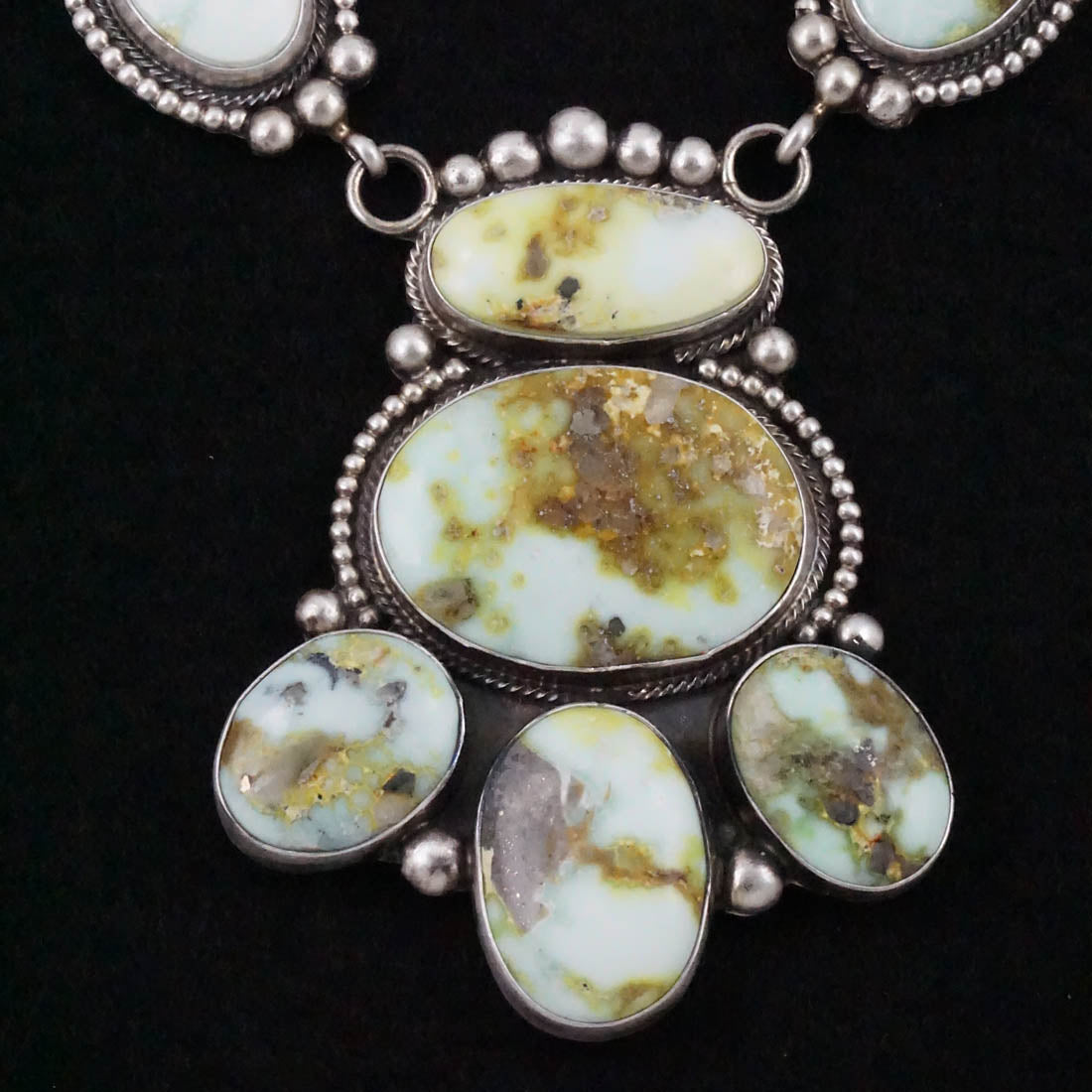 Kathleen Livingston Variscite & Sterling Silver Necklace Set