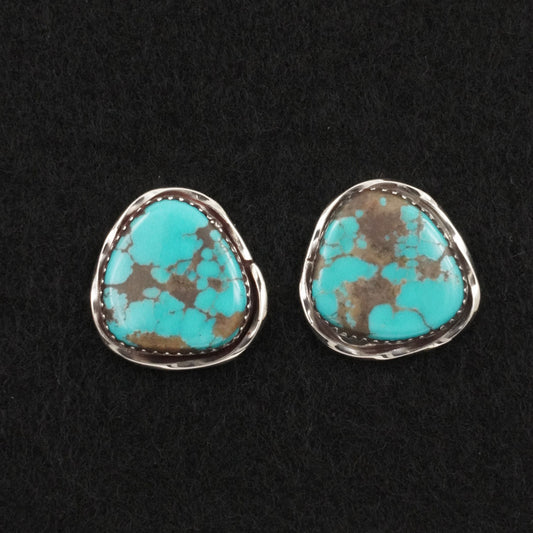 Ernest Hawthorne Turquoise & Sterling Silver Earrings