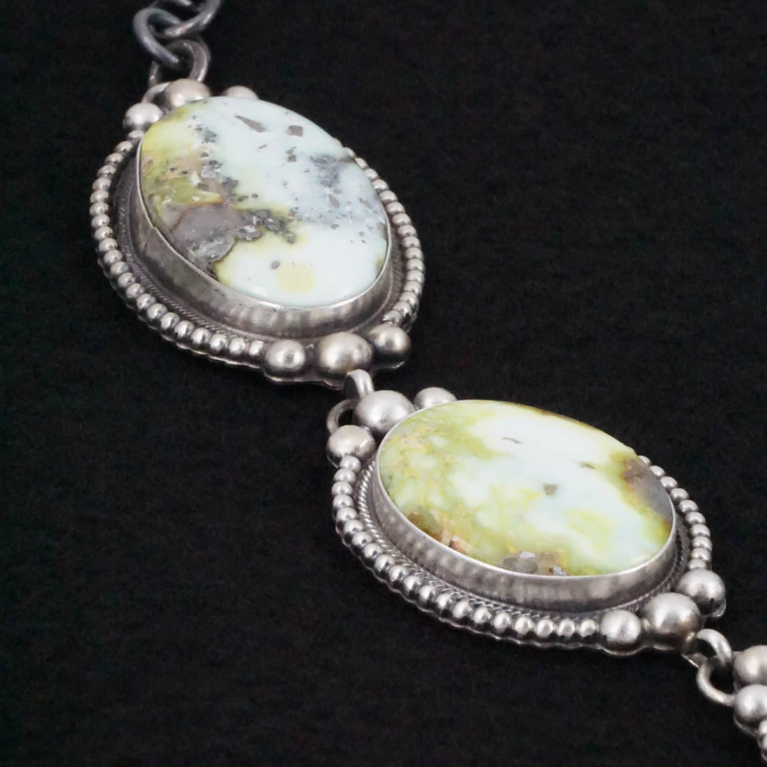 Kathleen Livingston Variscite & Sterling Silver Necklace Set