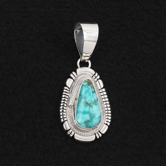 Thomas Francisco Turquoise & Sterling Silver Pendant