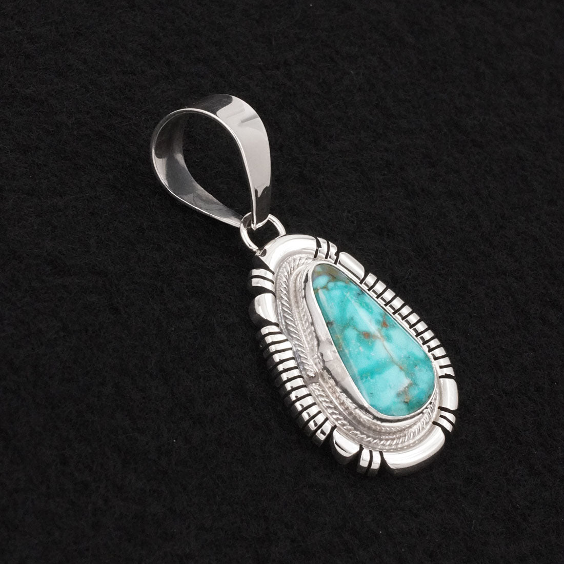 Thomas Francisco Turquoise & Sterling Silver Pendant