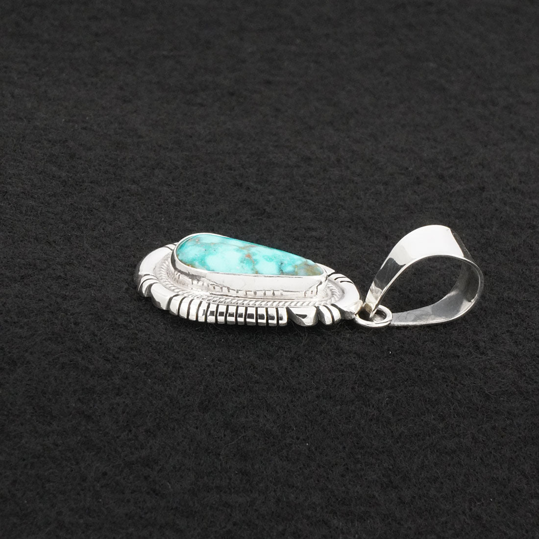 Thomas Francisco Turquoise & Sterling Silver Pendant