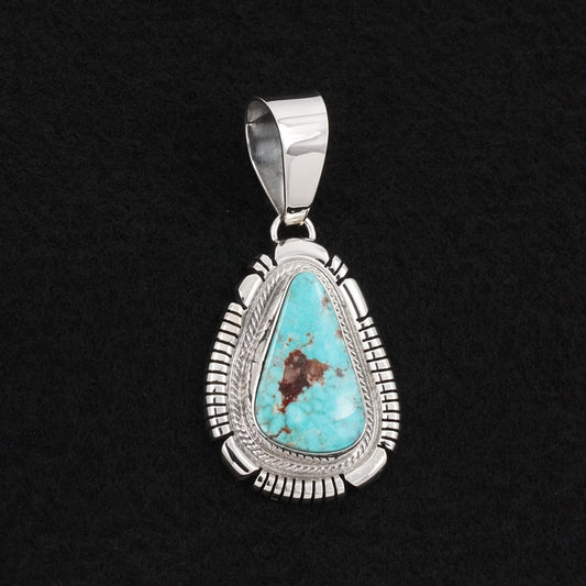 Thomas Francisco Turquoise & Sterling Silver Pendant