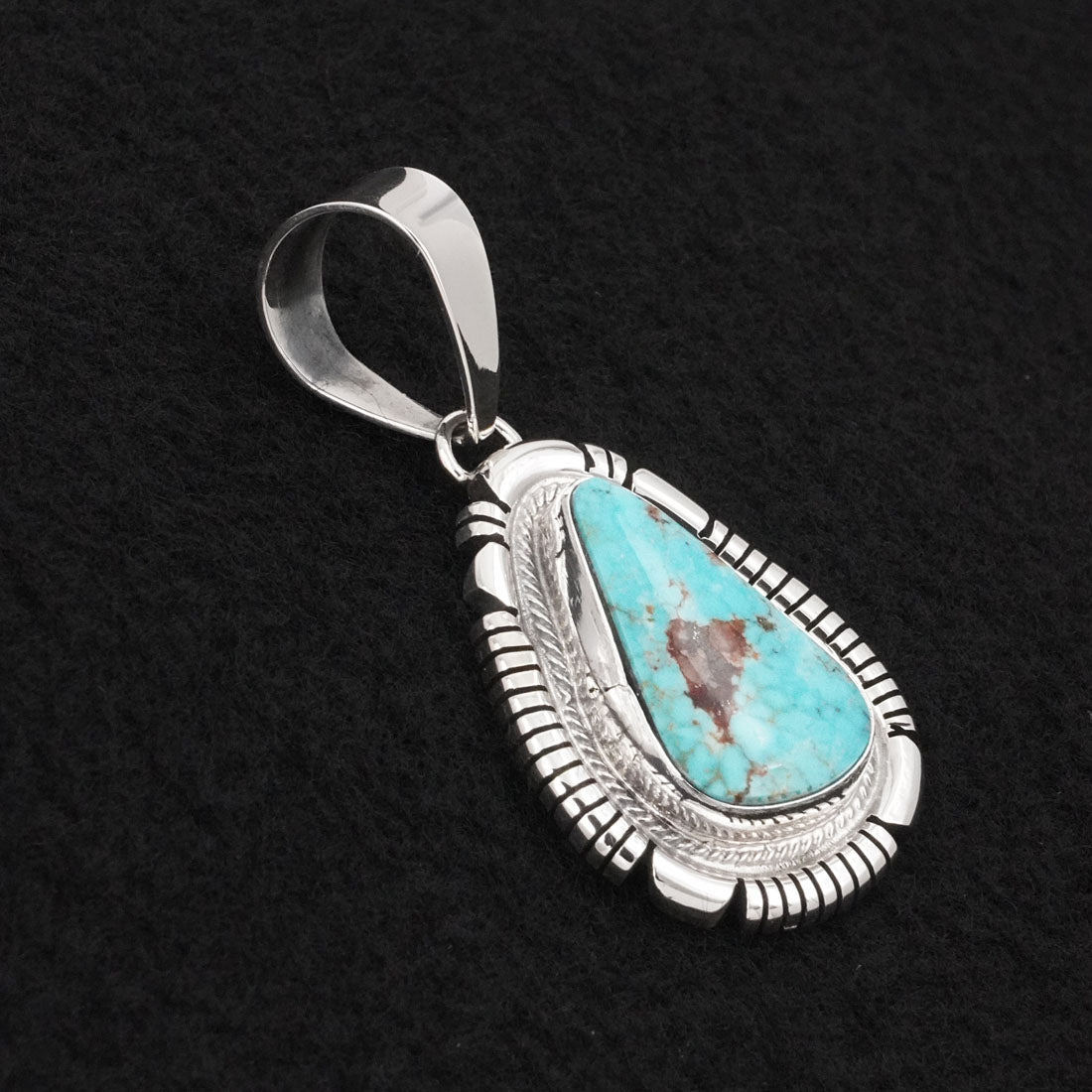 Thomas Francisco Turquoise & Sterling Silver Pendant