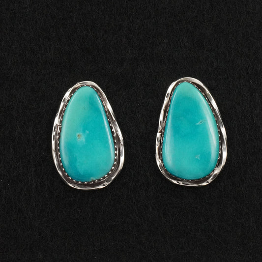 Ernest Hawthorne Turquoise & Sterling Silver Earrings