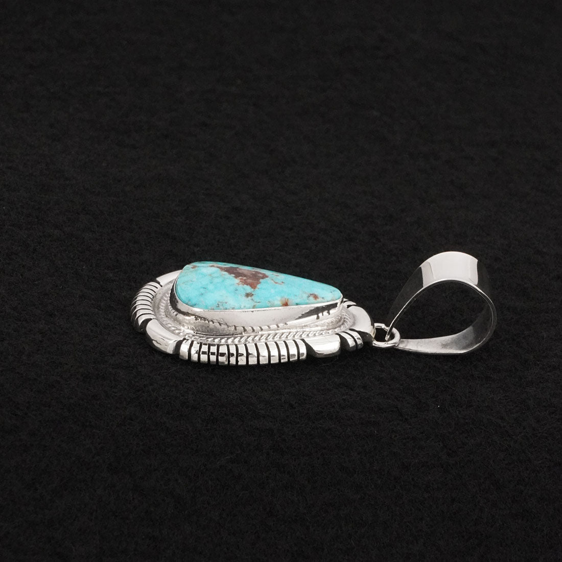 Thomas Francisco Turquoise & Sterling Silver Pendant