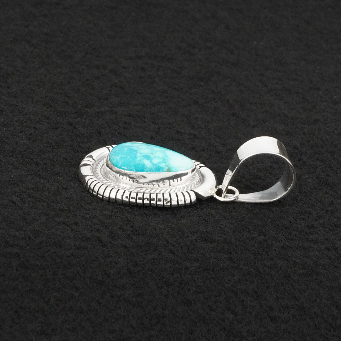 Thomas Francisco Turquoise & Sterling Silver Pendant