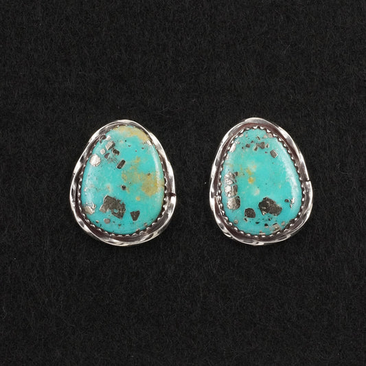 Ernest Hawthorne Turquoise & Sterling Silver Earrings