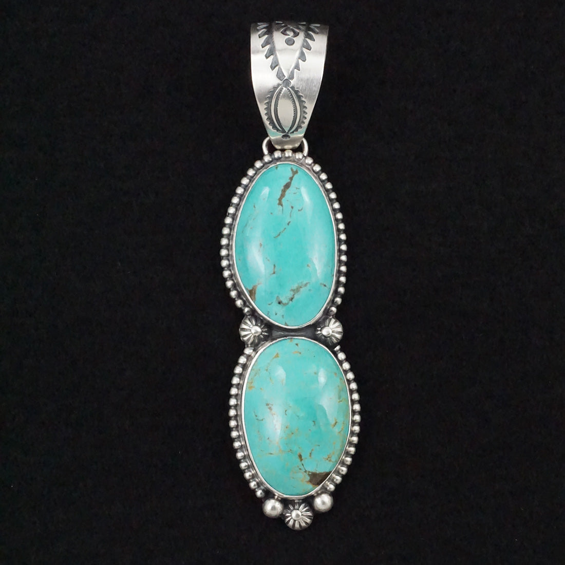 Darrin Livingston Turquoise & Sterling Silver Pendant