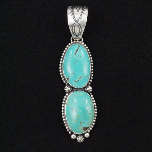 Darrin Livingston Turquoise & Sterling Silver Pendant