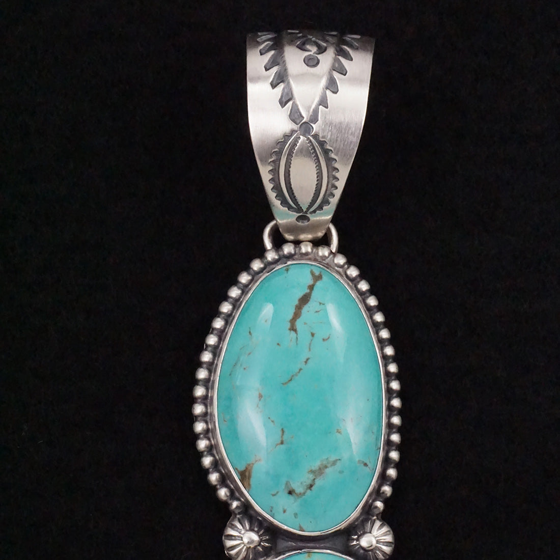 Darrin Livingston Turquoise & Sterling Silver Pendant