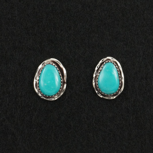 Ernest Hawthorne Turquoise & Sterling Silver Earrings