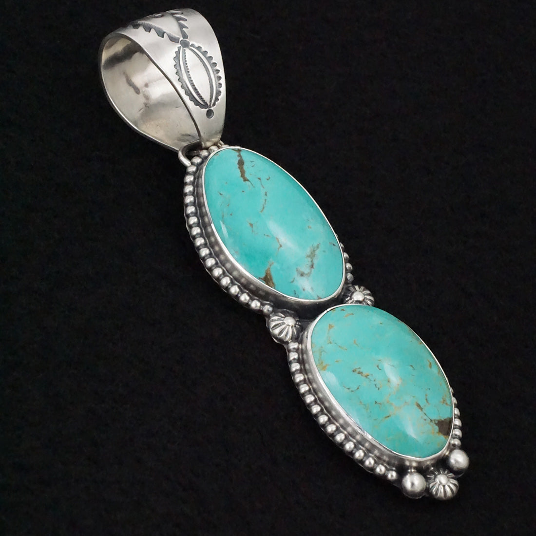 Darrin Livingston Turquoise & Sterling Silver Pendant