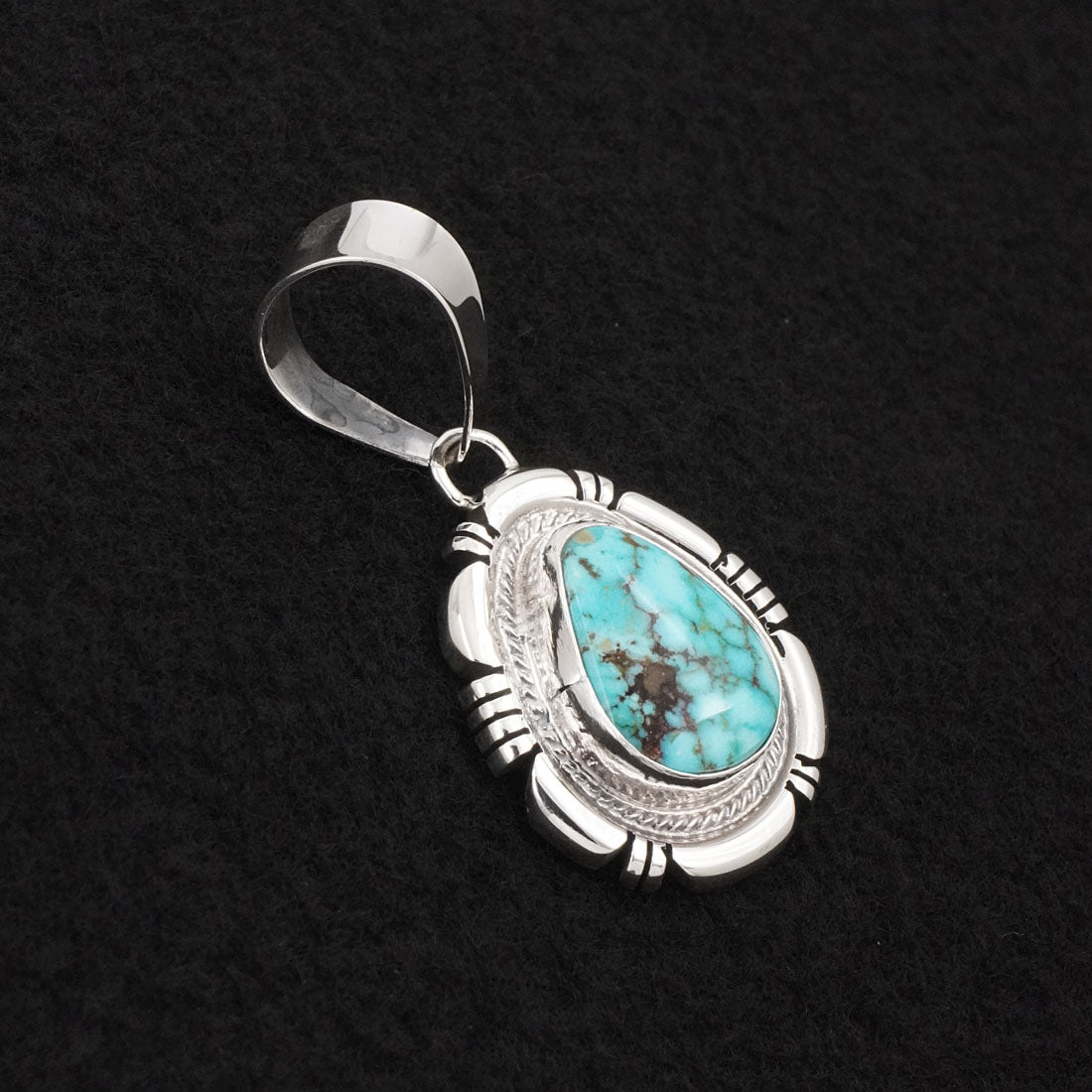 Thomas Francisco Turquoise & Sterling Silver Pendant