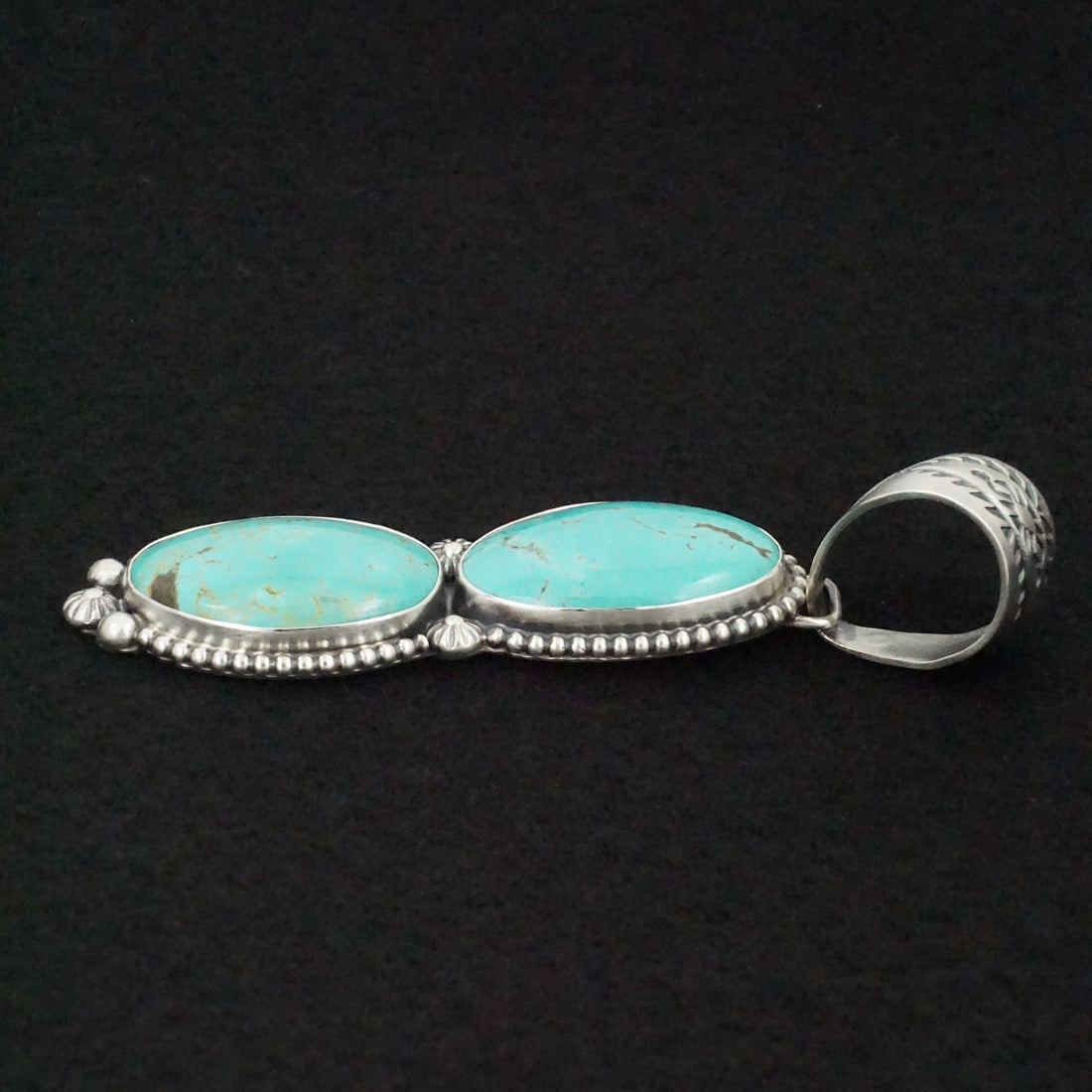 Darrin Livingston Turquoise & Sterling Silver Pendant