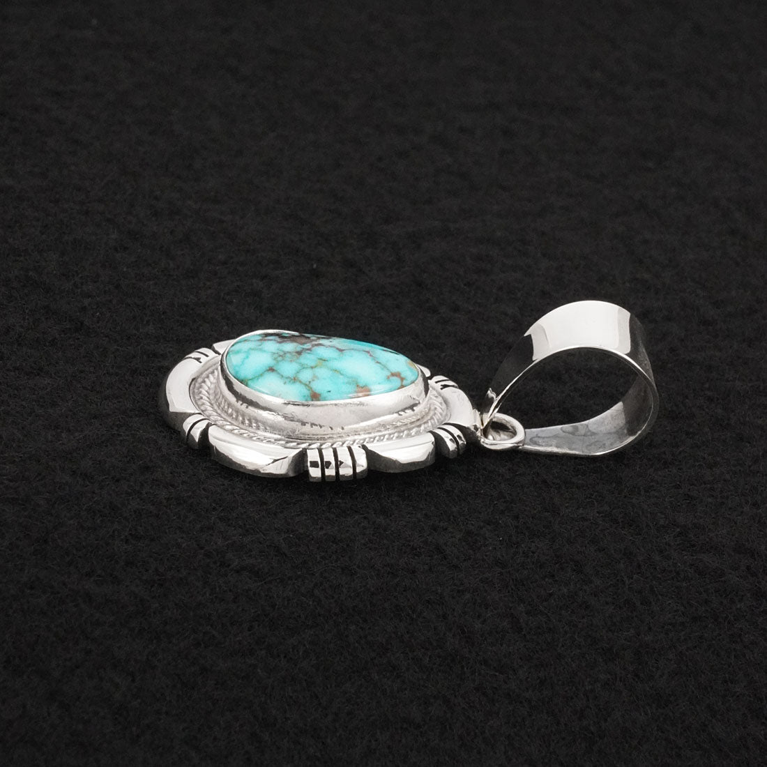 Thomas Francisco Turquoise & Sterling Silver Pendant