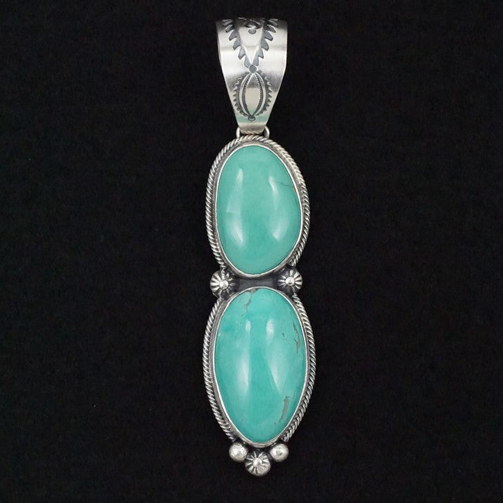 Darrin Livingston Turquoise & Sterling Silver Pendant