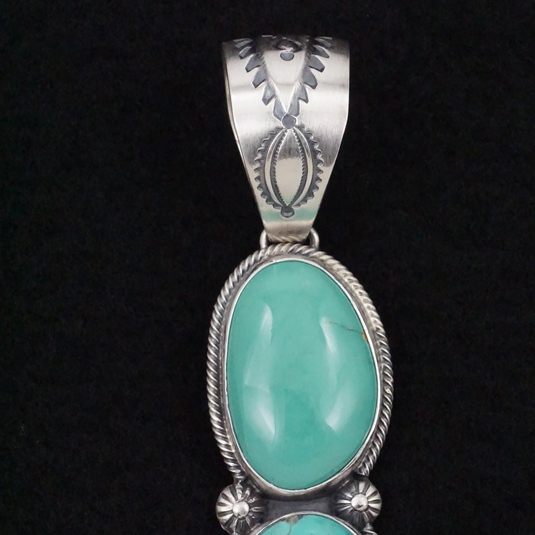 Darrin Livingston Turquoise & Sterling Silver Pendant