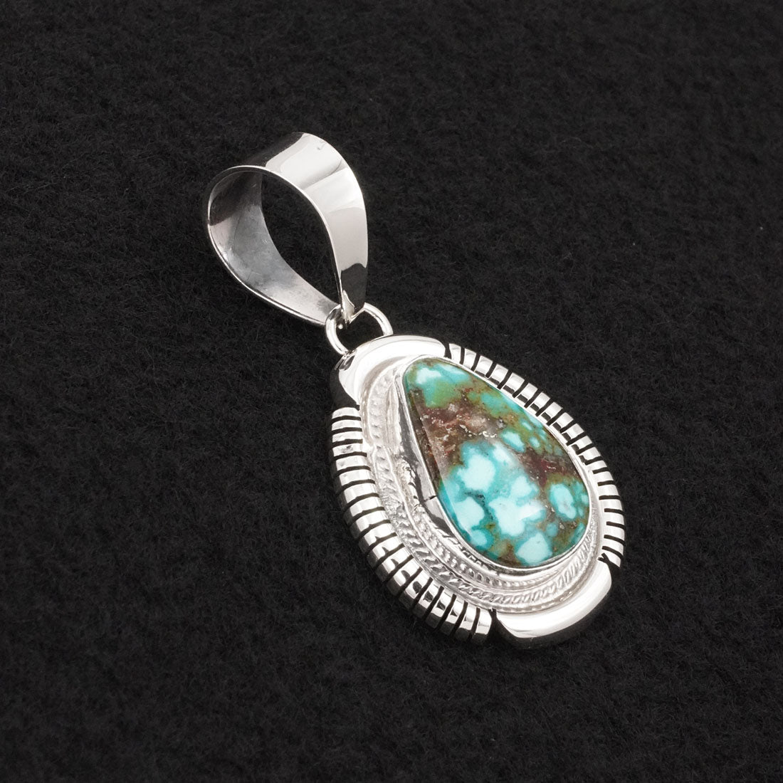 Thomas Francisco Turquoise & Sterling Silver Pendant