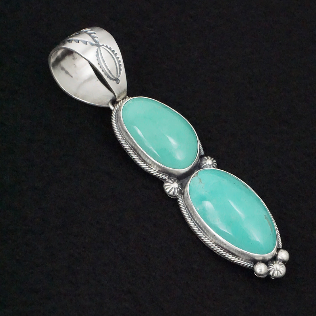 Darrin Livingston Turquoise & Sterling Silver Pendant