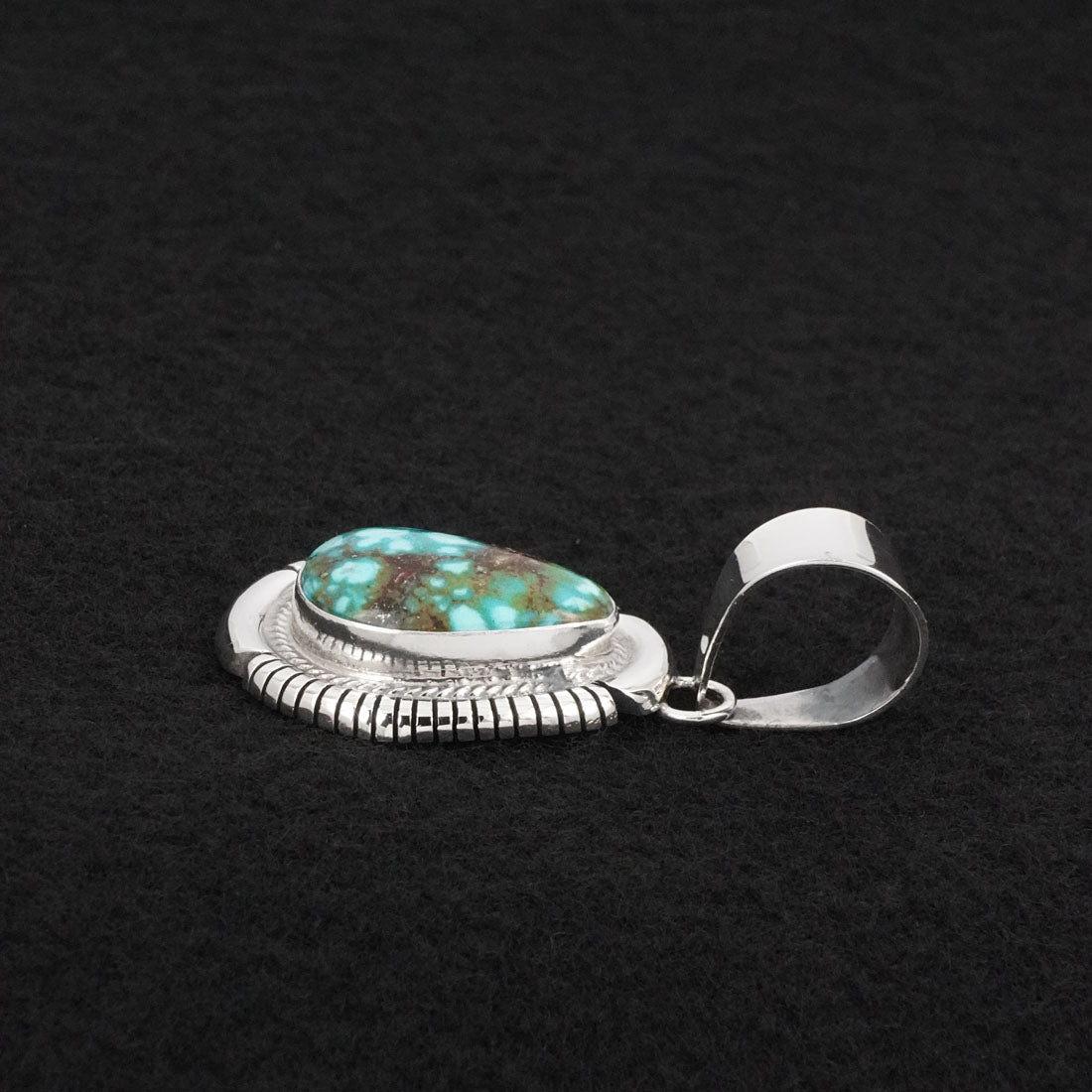 Thomas Francisco Turquoise & Sterling Silver Pendant