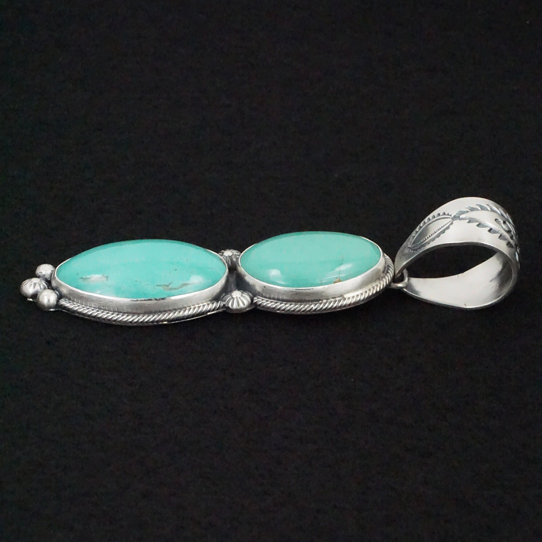 Darrin Livingston Turquoise & Sterling Silver Pendant