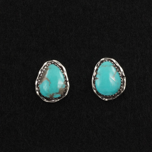 Ernest Hawthorne Turquoise & Sterling Silver Earrings
