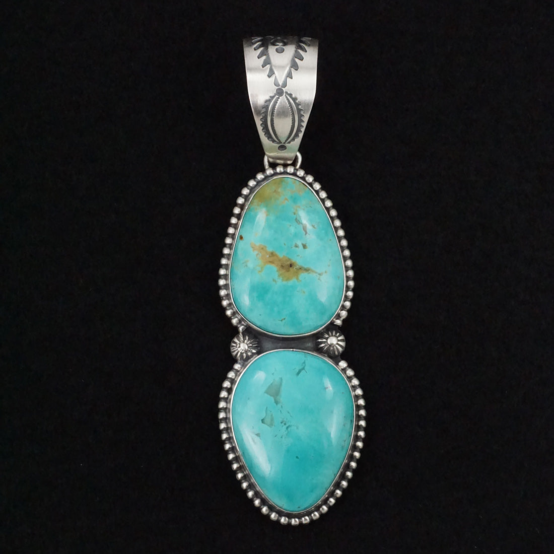 Darrin Livingston Turquoise & Sterling Silver Pendant