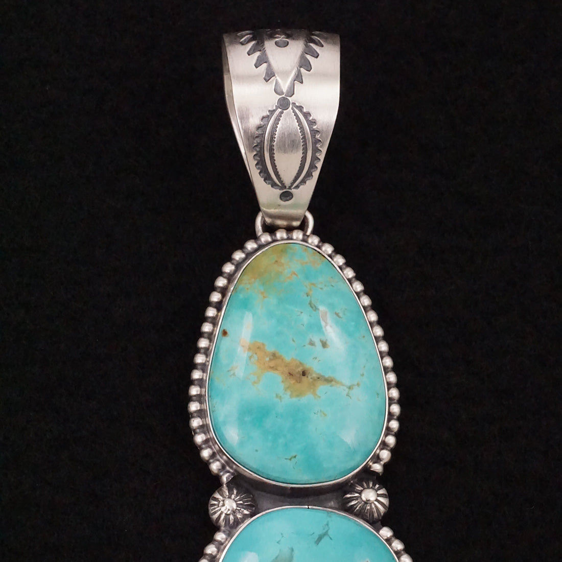 Darrin Livingston Turquoise & Sterling Silver Pendant