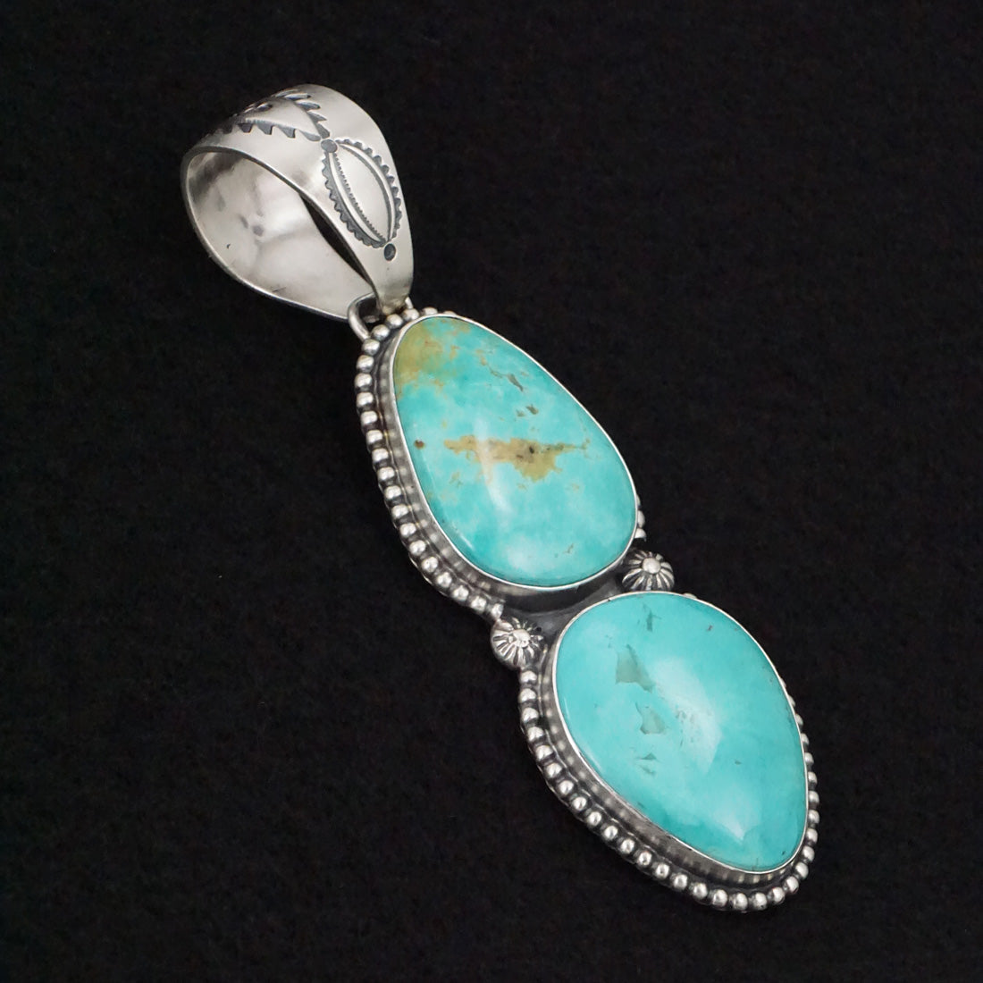 Darrin Livingston Turquoise & Sterling Silver Pendant