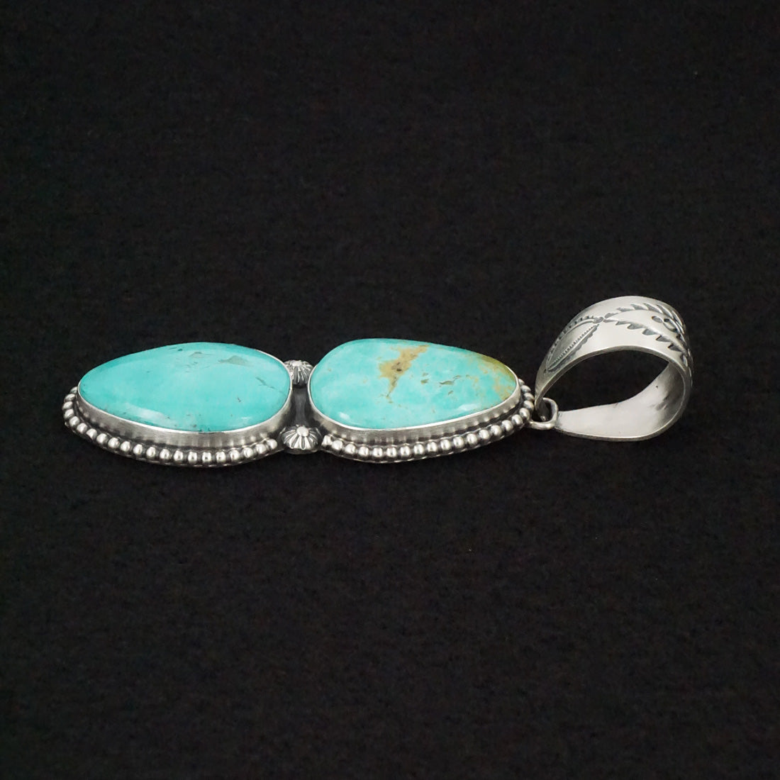 Darrin Livingston Turquoise & Sterling Silver Pendant