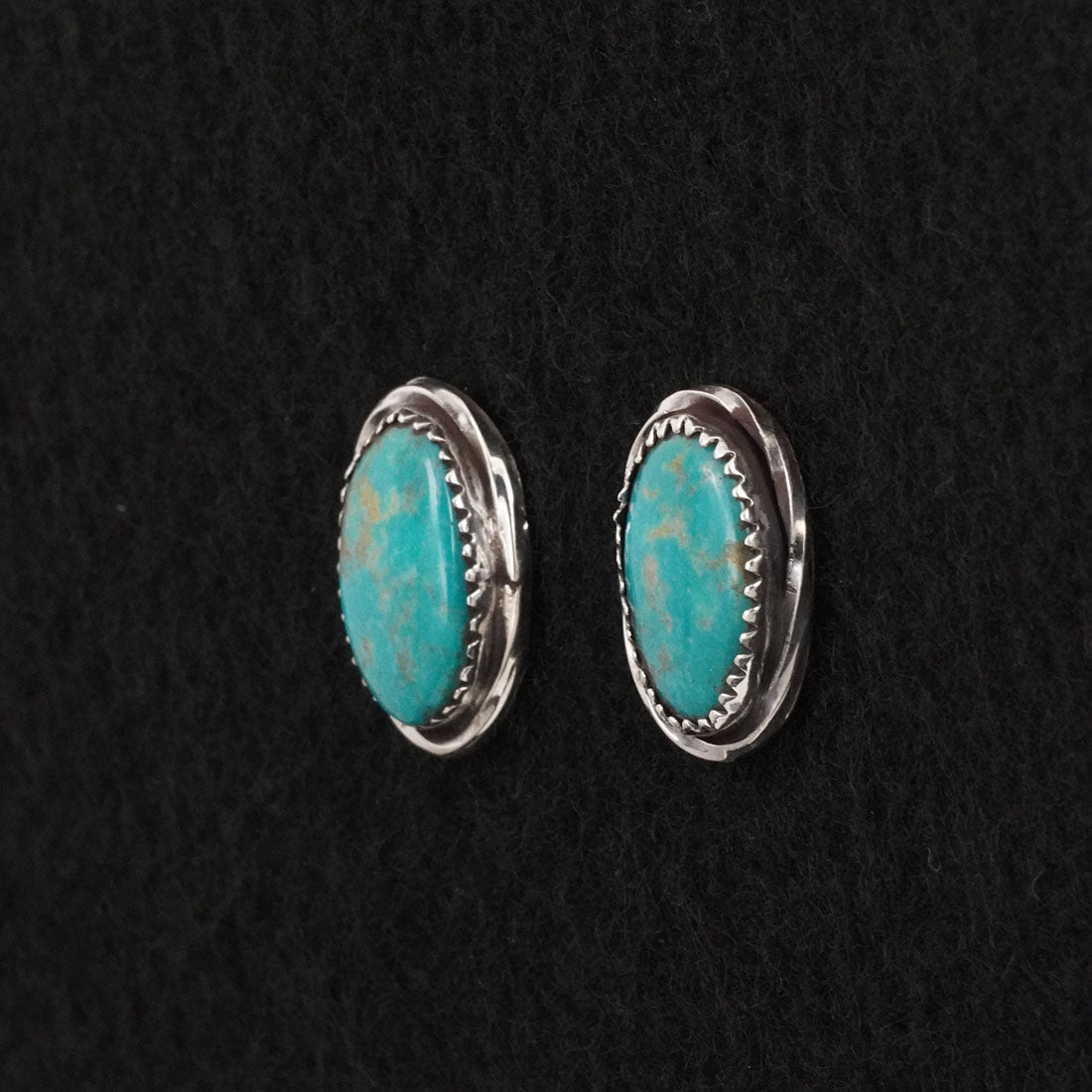 Ernest Hawthorne Turquoise & Sterling Silver Earrings