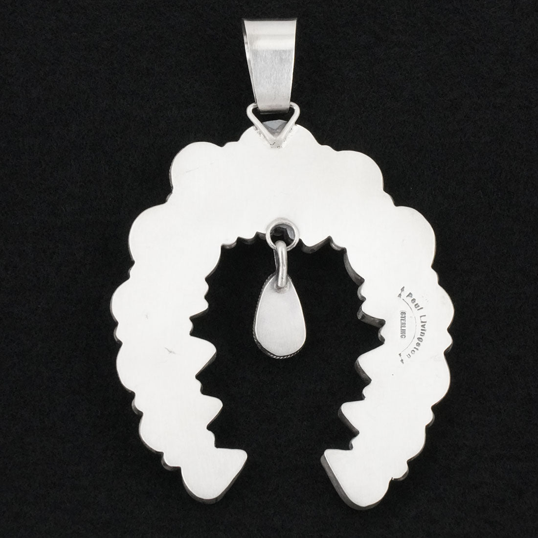 Paul Livingston Spiny Oyster & Sterling Silver Pendant