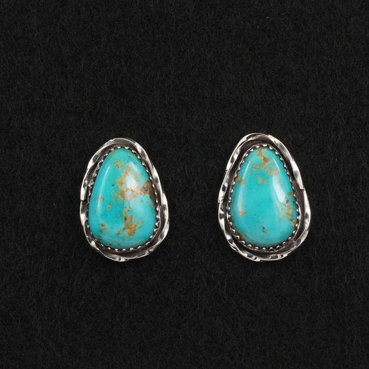 Ernest Hawthorne Turquoise & Sterling Silver Earrings