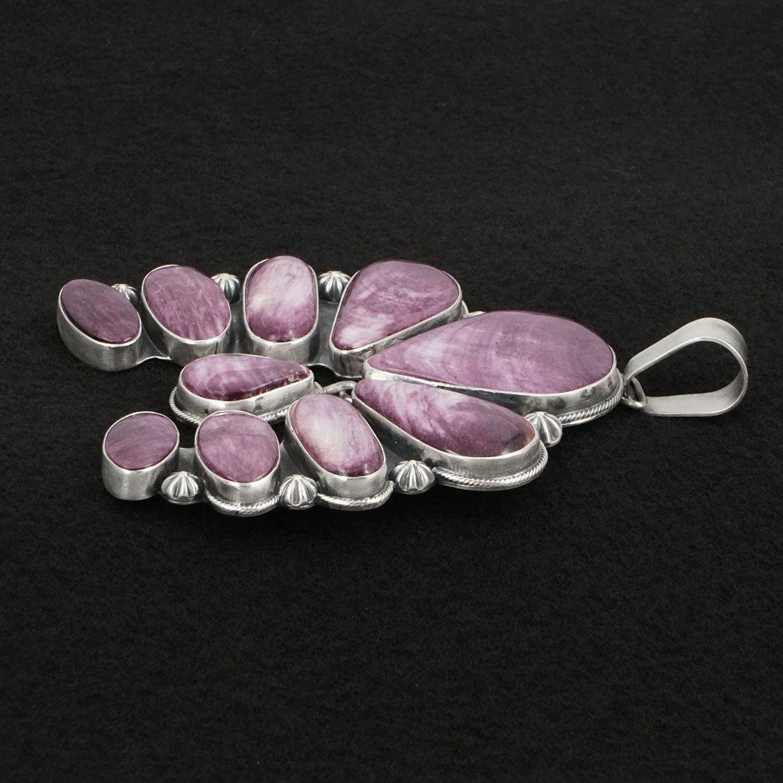 Paul Livingston Spiny Oyster & Sterling Silver Pendant