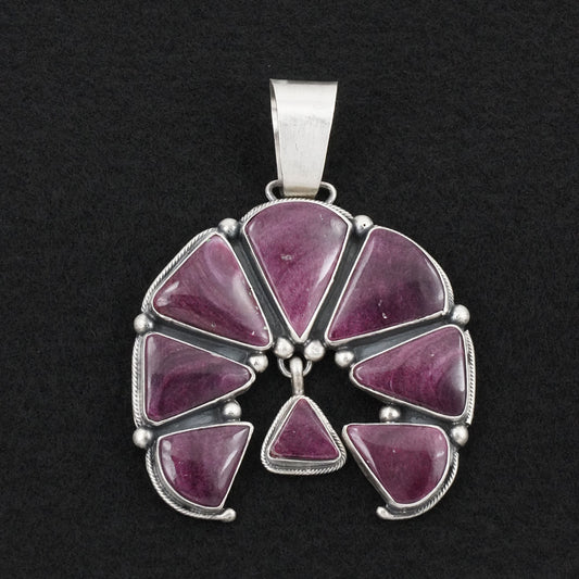 Paul Livingston Spiny Oyster & Sterling Silver Pendant