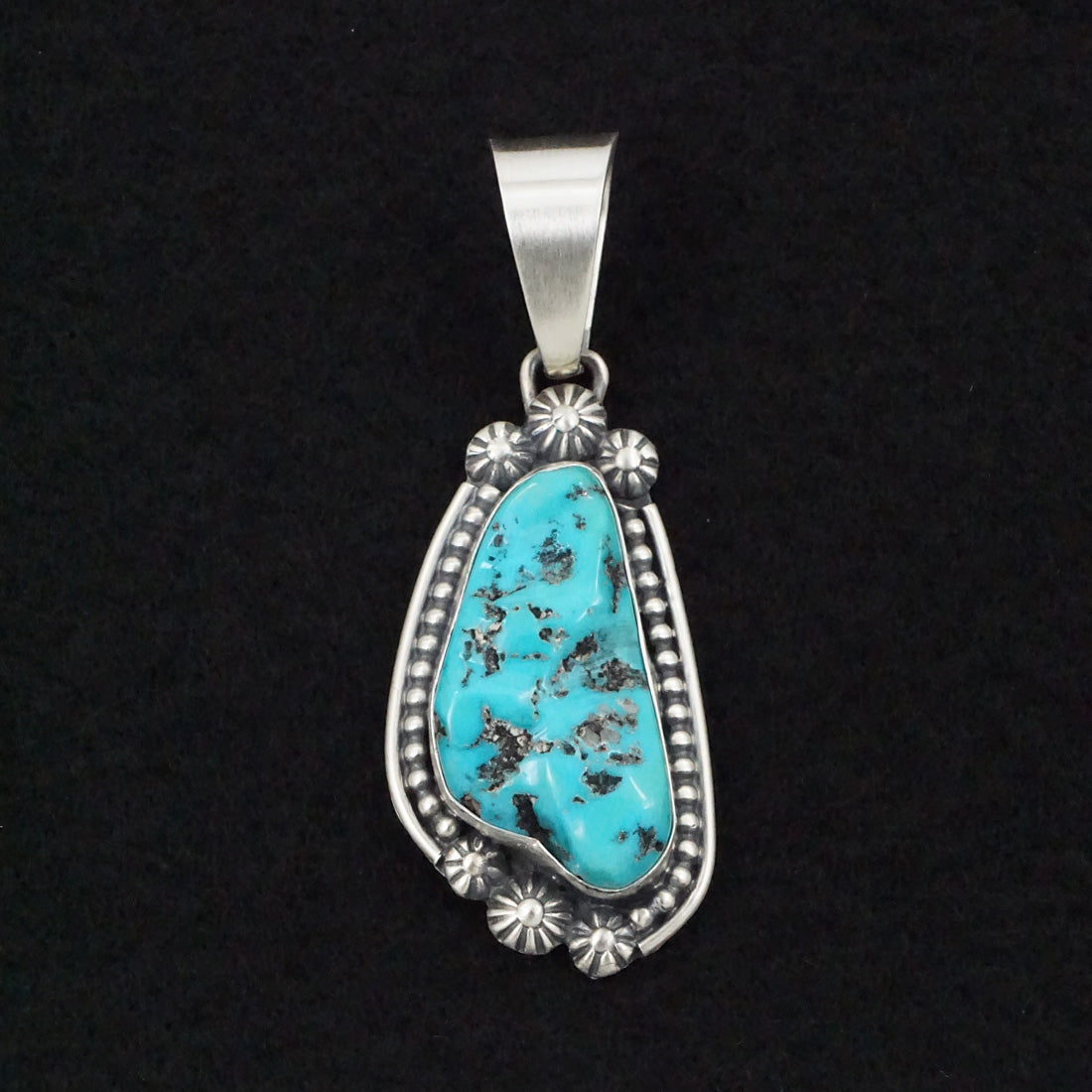 Darrin Livingston Turquoise & Sterling Silver Pendant