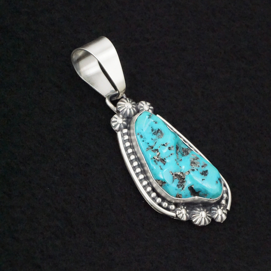 Darrin Livingston Turquoise & Sterling Silver Pendant