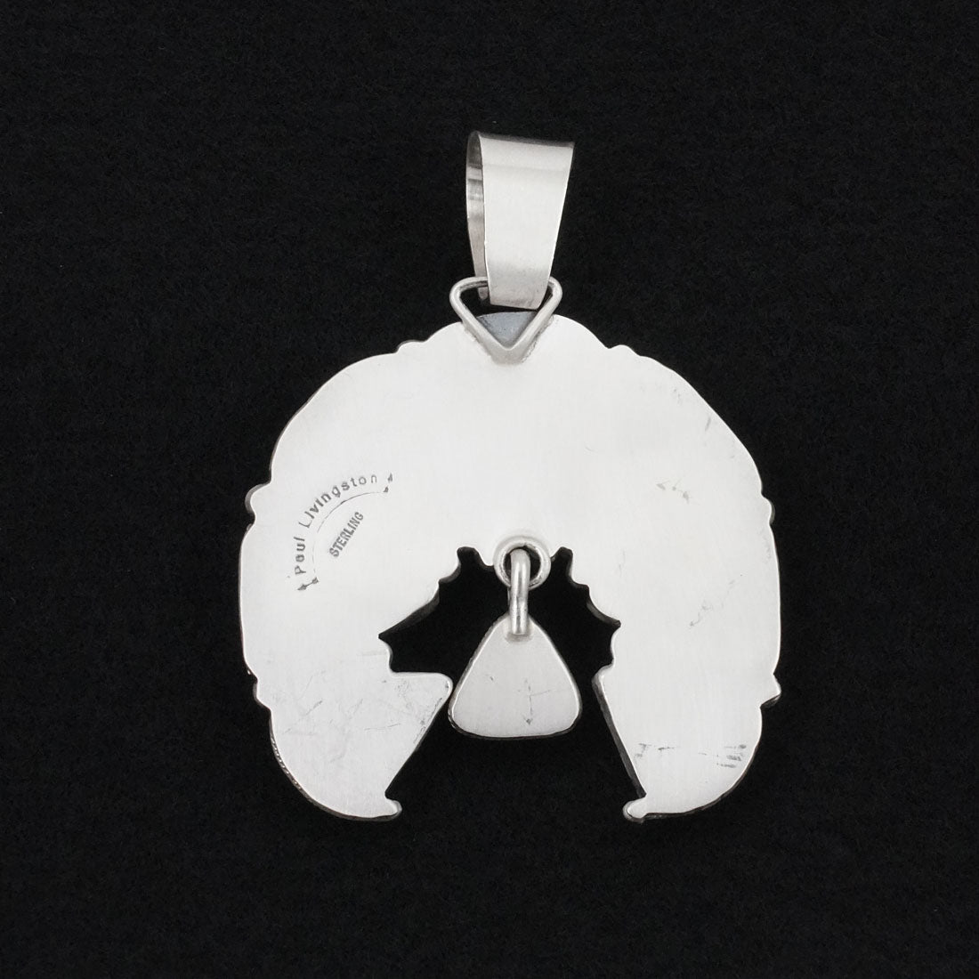 Paul Livingston Spiny Oyster & Sterling Silver Pendant