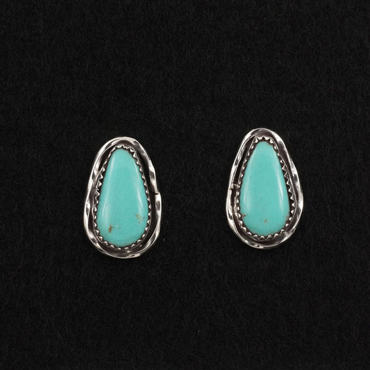 Ernest Hawthorne Turquoise & Sterling Silver Earrings