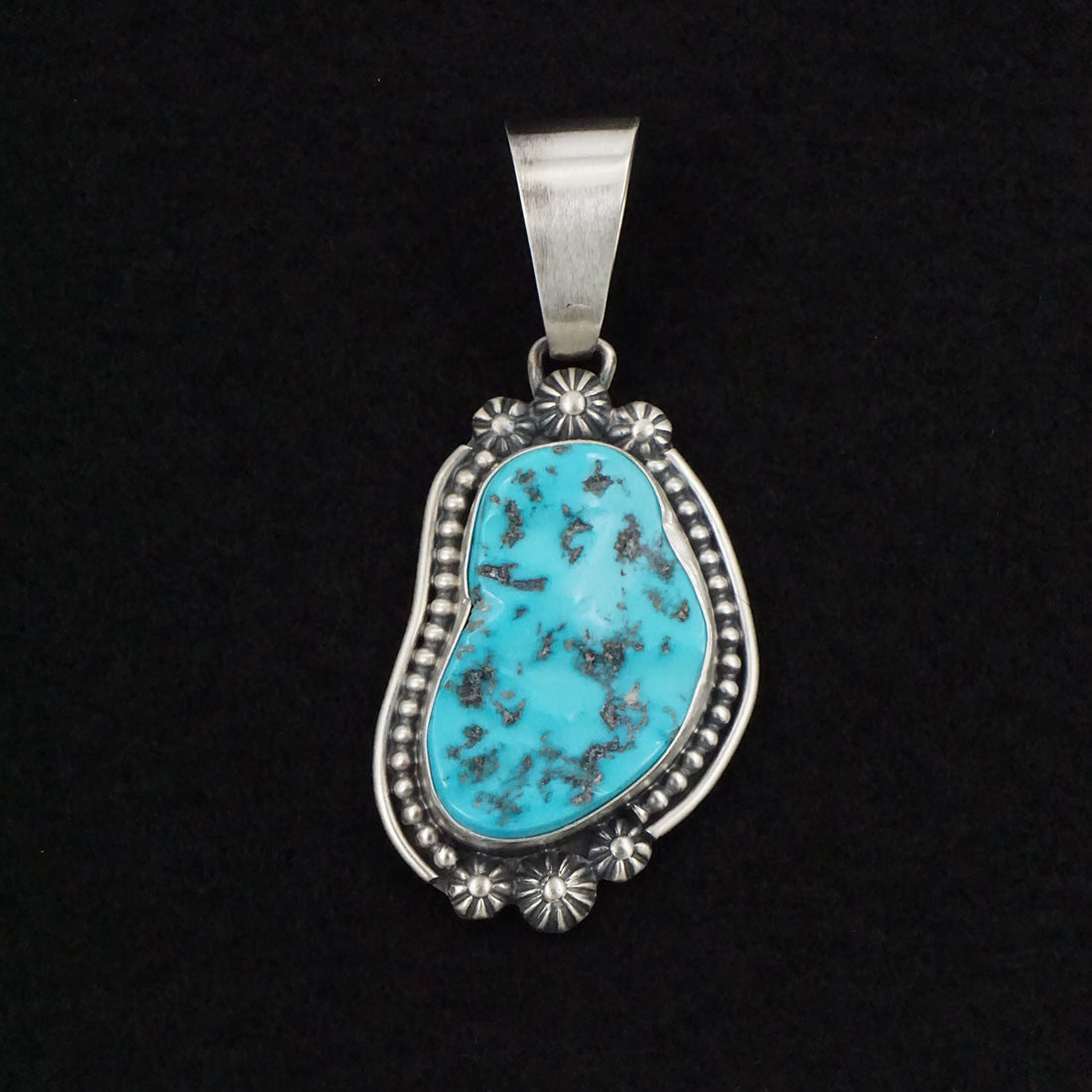 Darrin Livingston Turquoise & Sterling Silver Pendant