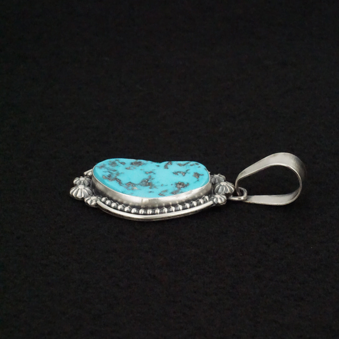 Darrin Livingston Turquoise & Sterling Silver Pendant