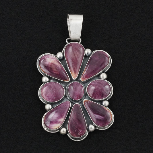 Paul Livingston Spiny Oyster & Sterling Silver Pendant
