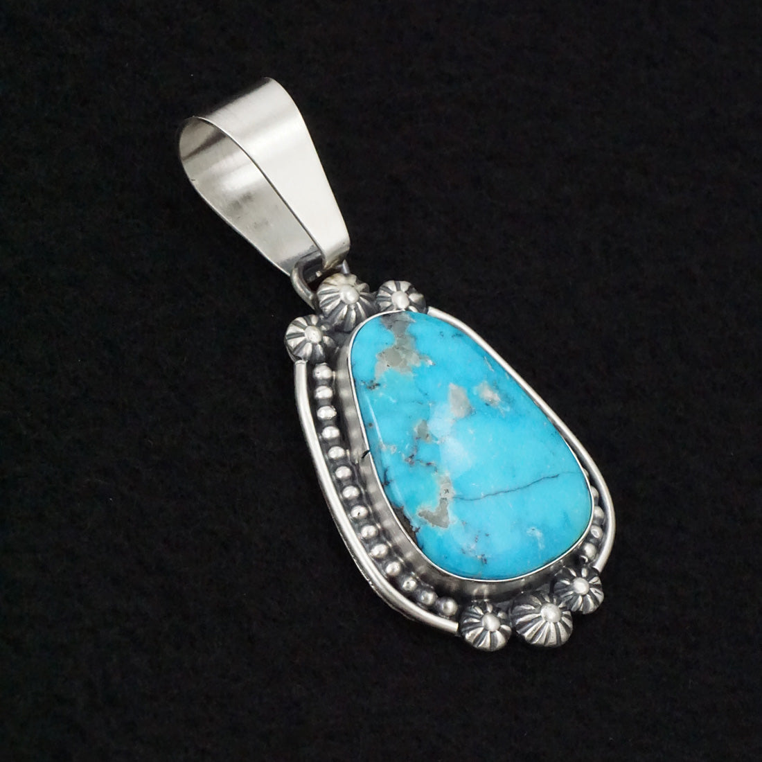 Darrin Livingston Turquoise & Sterling Silver Pendant