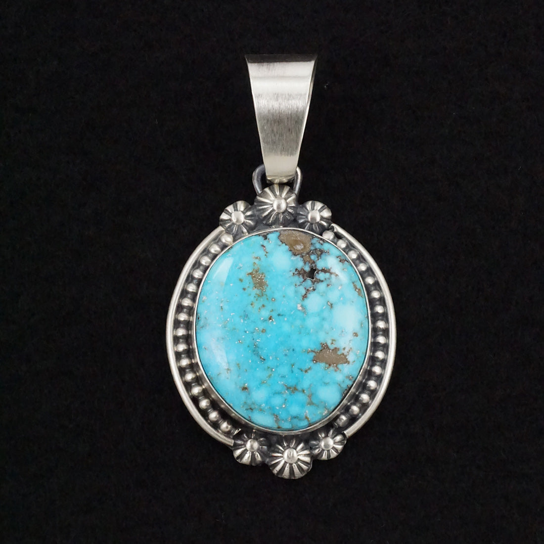 Darrin Livingston Turquoise & Sterling Silver Pendant