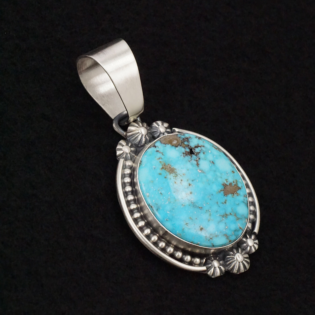 Darrin Livingston Turquoise & Sterling Silver Pendant