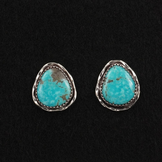 Ernest Hawthorne Turquoise & Sterling Silver Earrings